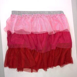 GIRLS Pink Ruffle Skirt 6x